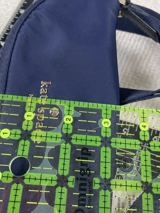 kate spade NY “Watson Lane-Betty” Rich Navy Nylon Belt Bag - Picture 9 of 13